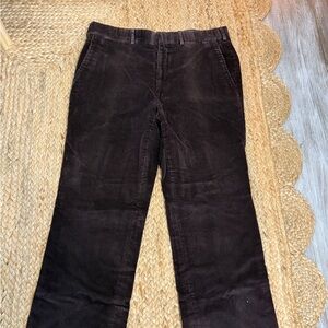 L.L. Bean Men's Dark Brown Corduroy Pants